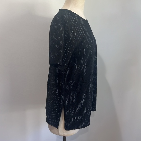 Eileen Fisher Short Sleeve Top Tencel Lyocell - Picture 4 of 11